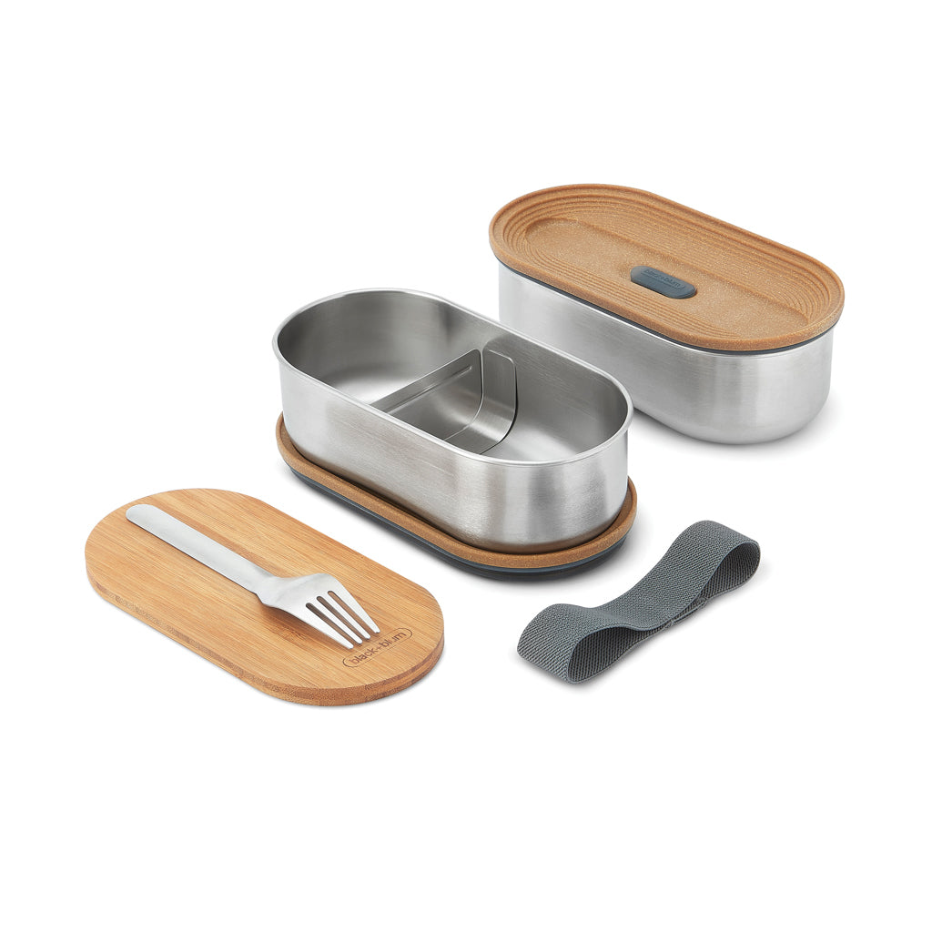 Black+Blum Dubbel Rostfri Bento-låda