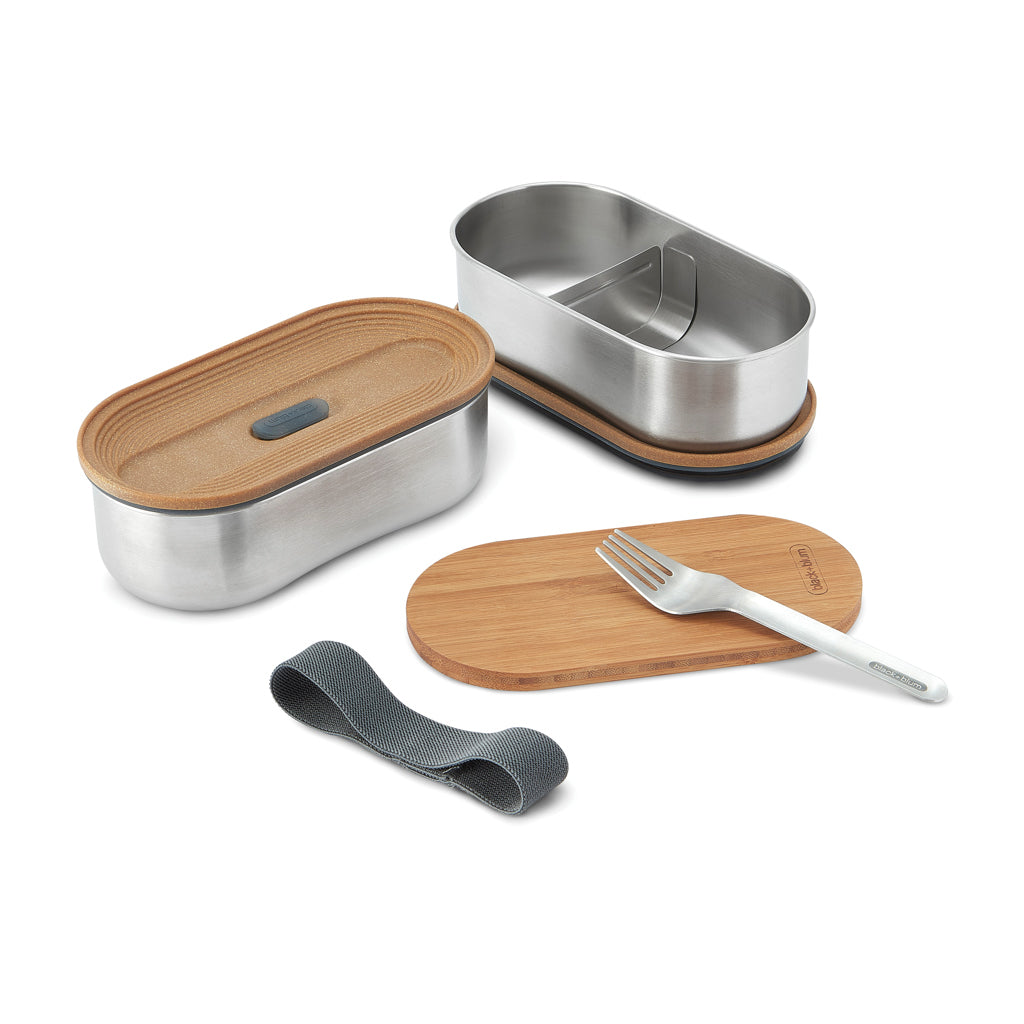 Black+Blum Dubbel Rostfri Bento-låda