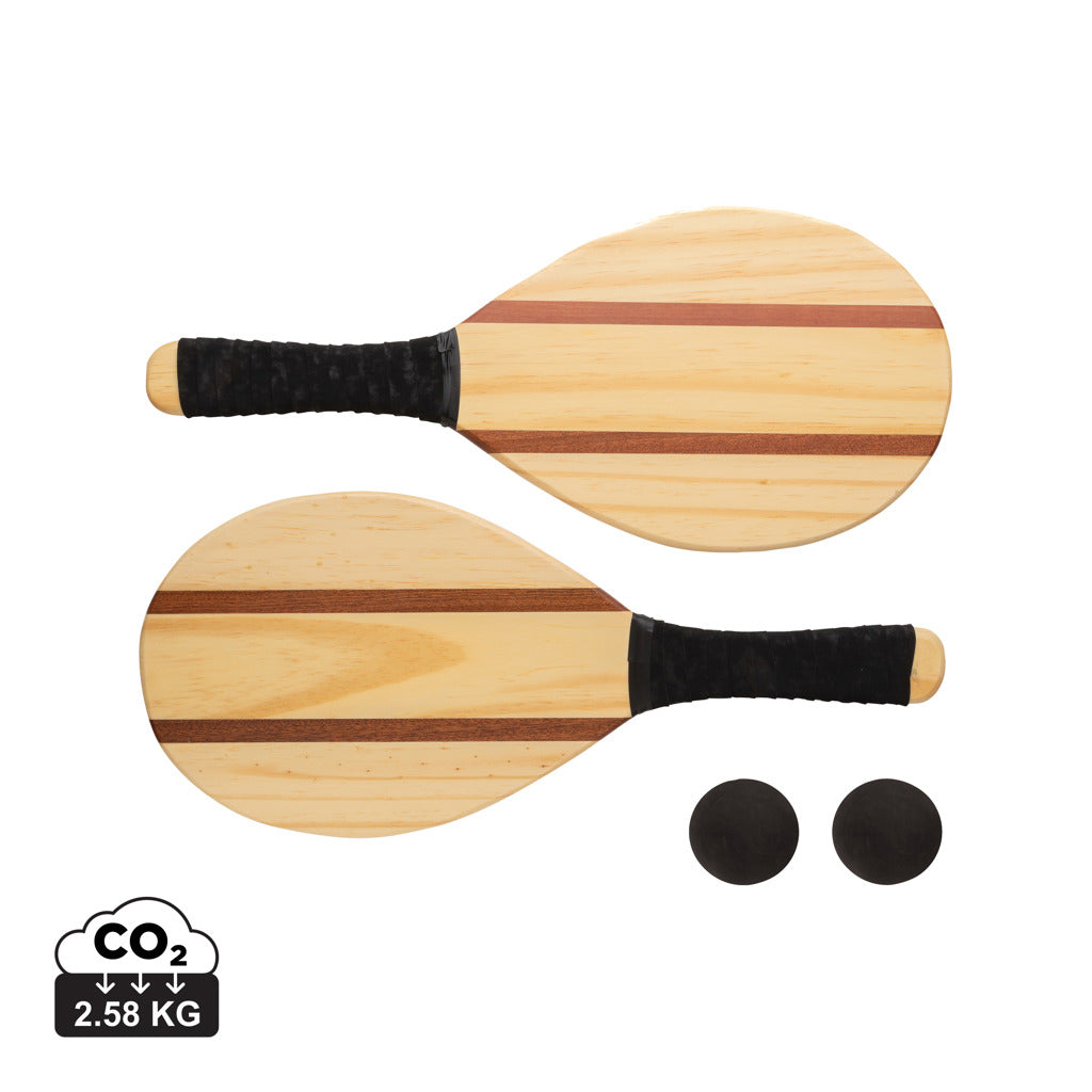 Frescobol tennisset i trä