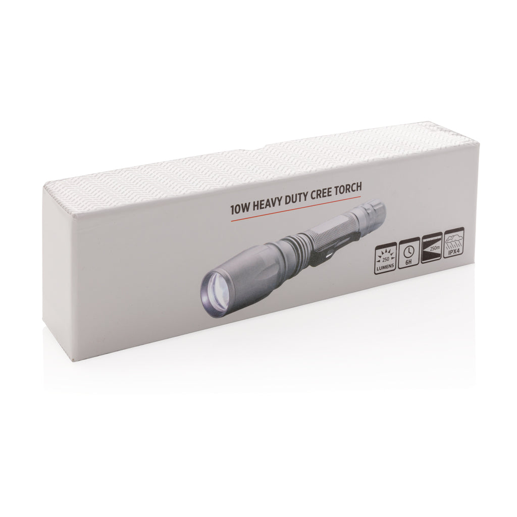 10W Heavy duty CREE-ficklampa