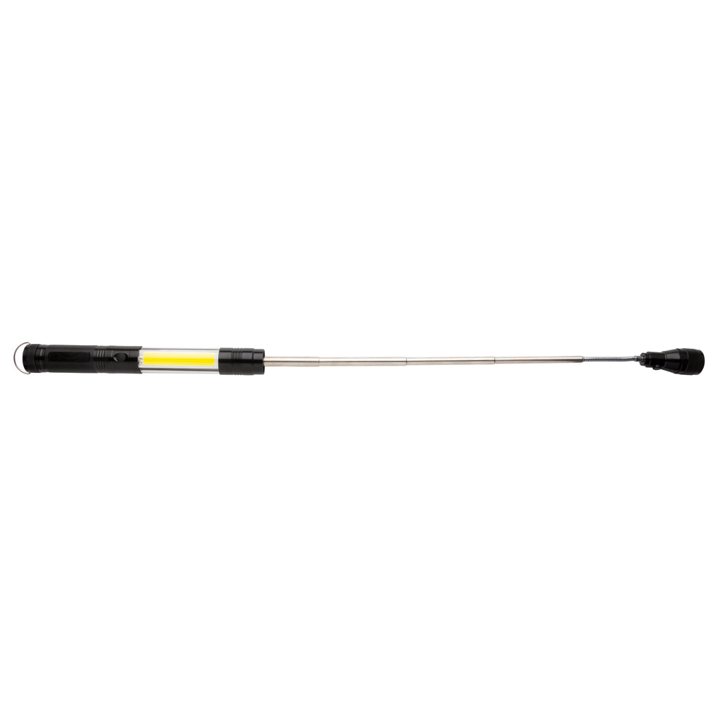 Stor teleskoplampa med COB