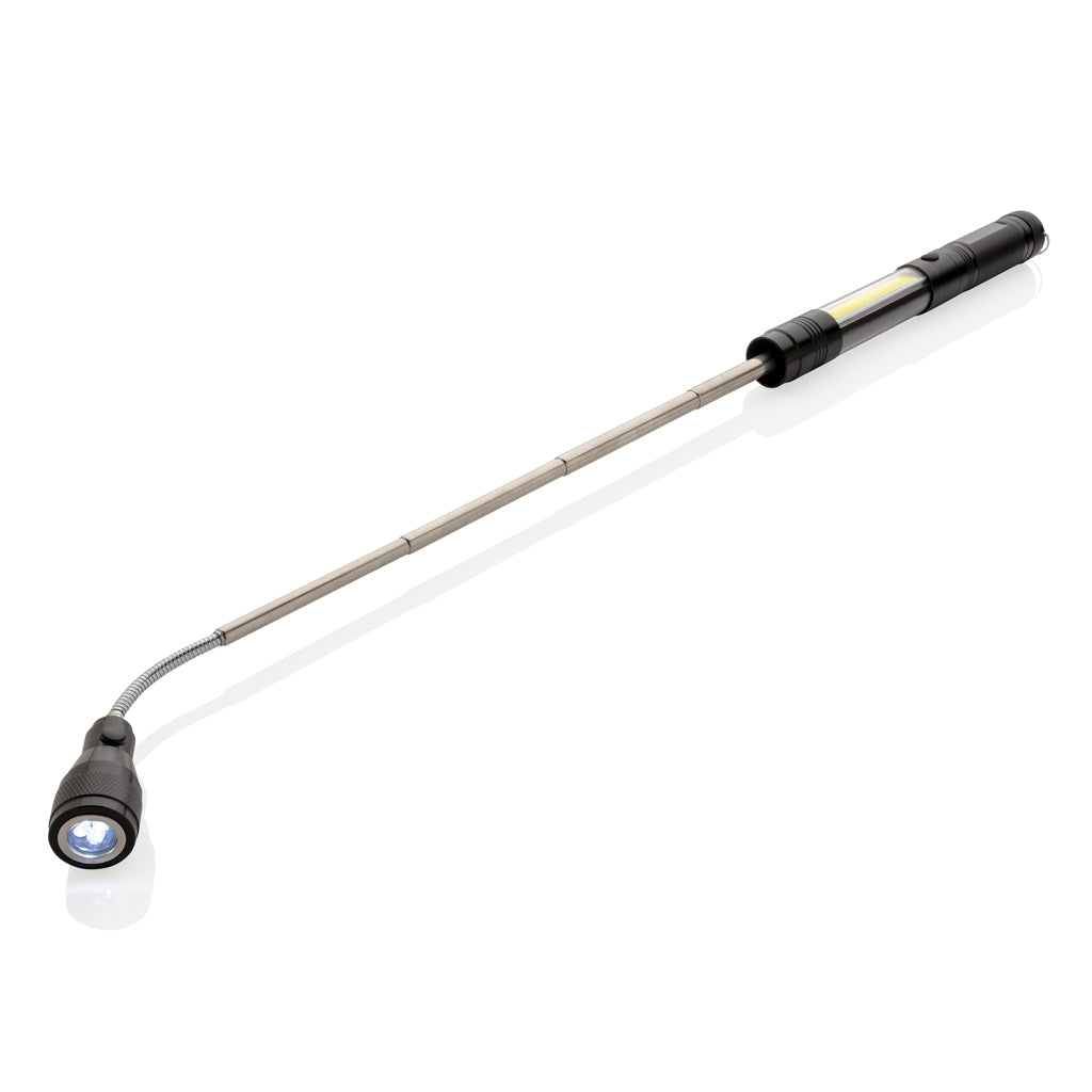 Stor teleskoplampa med COB