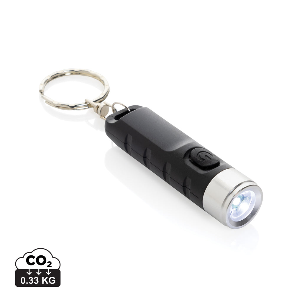 Globix RCS USB-laddningsbar nyckelringslampa