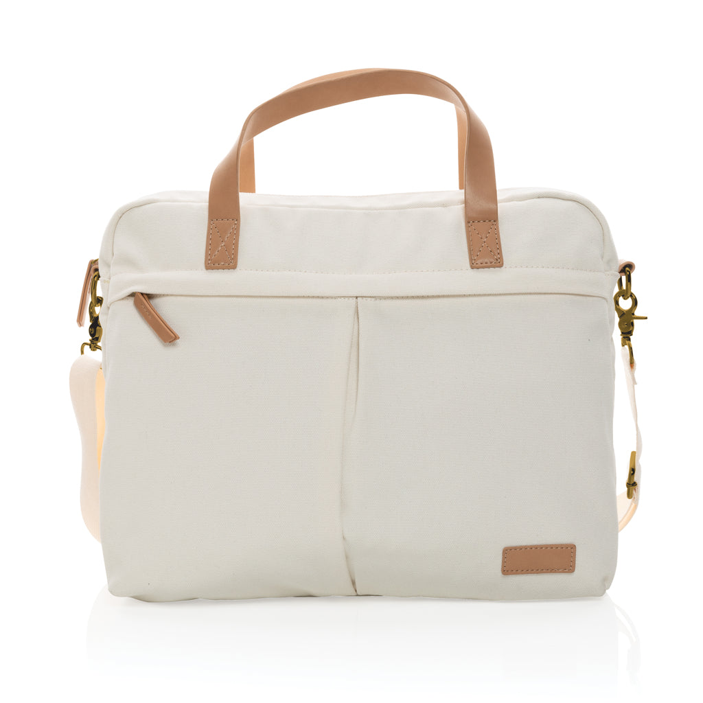 Impact AWARE™ laptopväska i 16 oz. återvunnen canvas