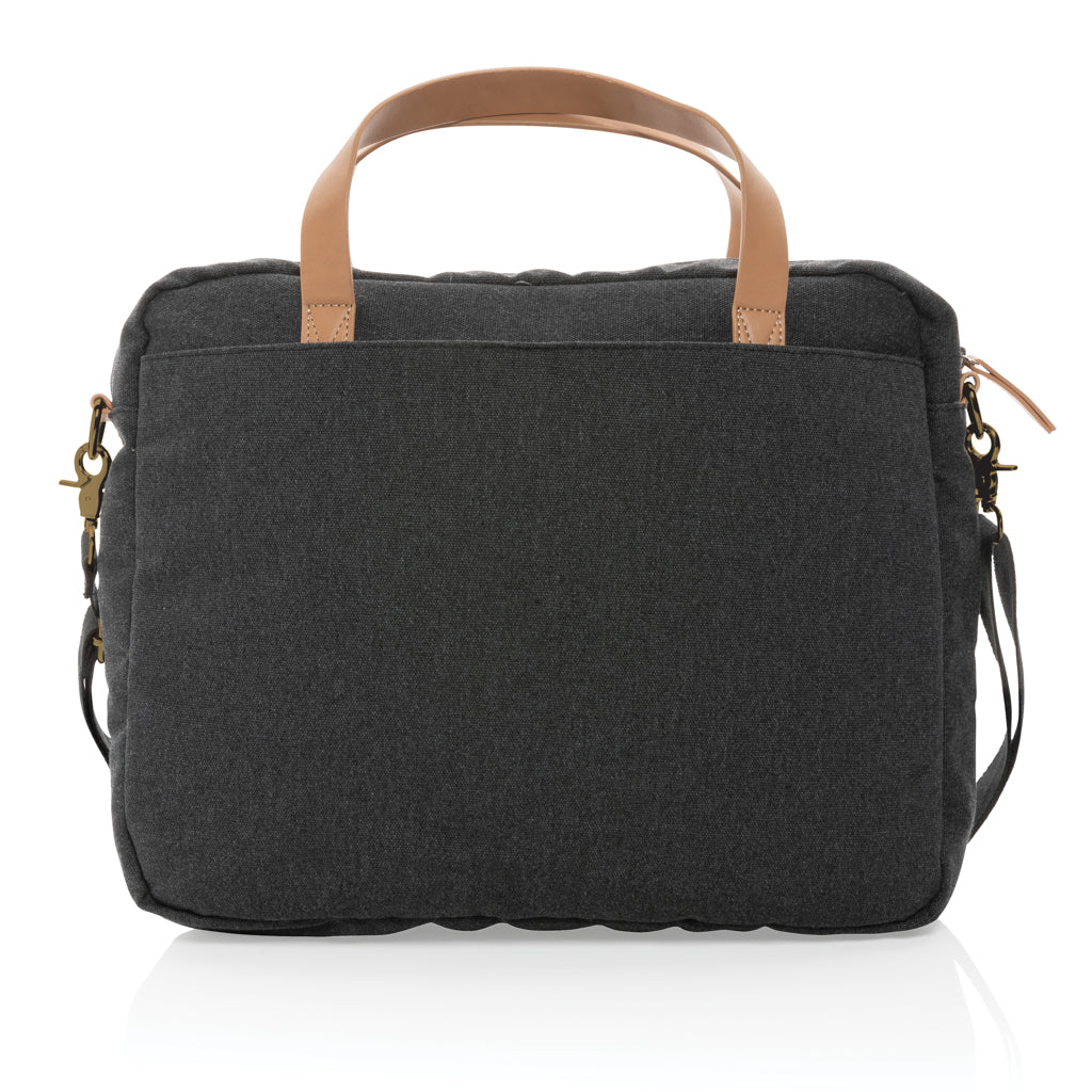 Impact AWARE™ laptopväska i 16 oz. återvunnen canvas