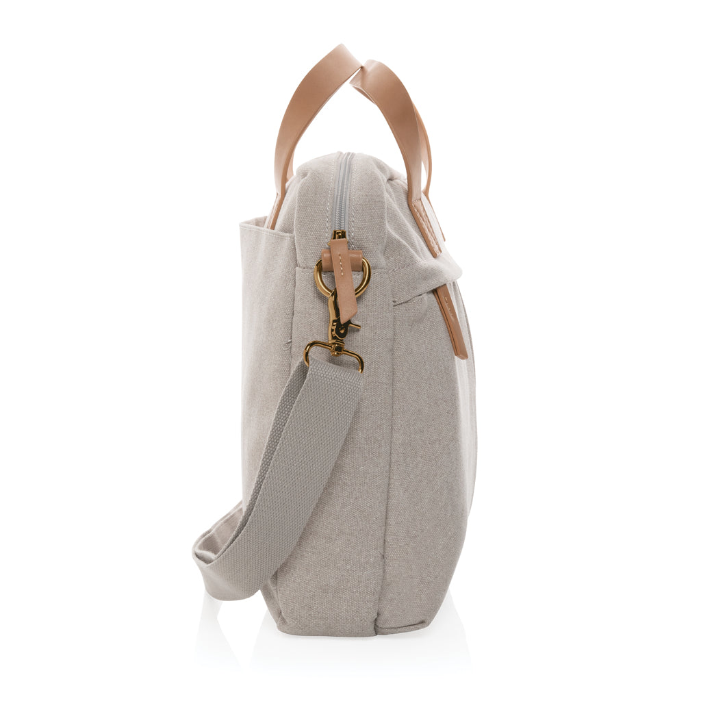 Impact AWARE™ laptopväska i 16 oz. återvunnen canvas
