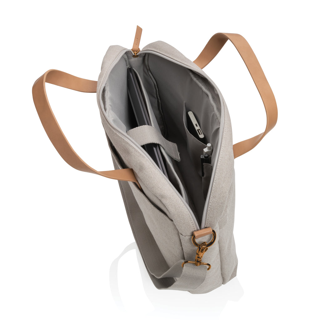 Impact AWARE™ laptopväska i 16 oz. återvunnen canvas
