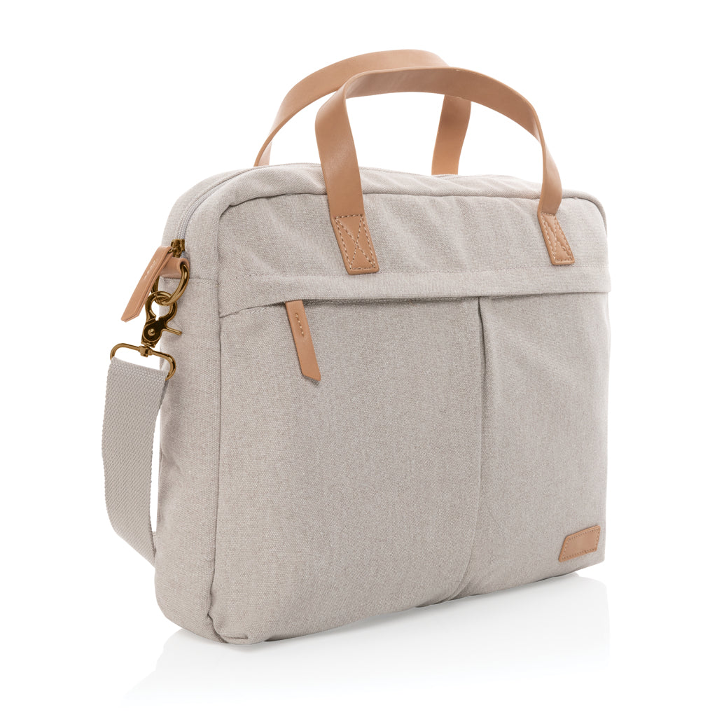 Impact AWARE™ laptopväska i 16 oz. återvunnen canvas