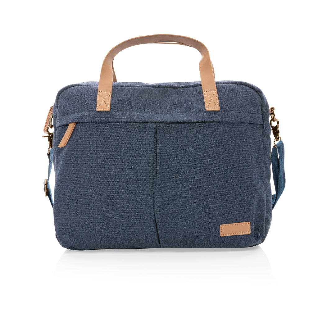 Impact AWARE™ laptopväska i 16 oz. återvunnen canvas