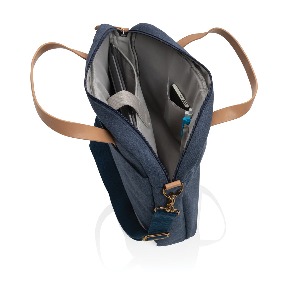 Impact AWARE™ laptopväska i 16 oz. återvunnen canvas