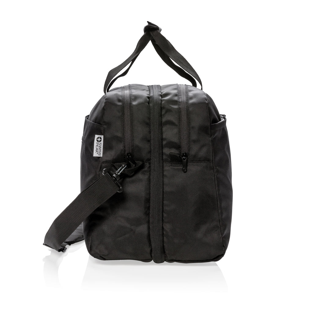 Swiss Peak RFID duffel med resväskeöppning