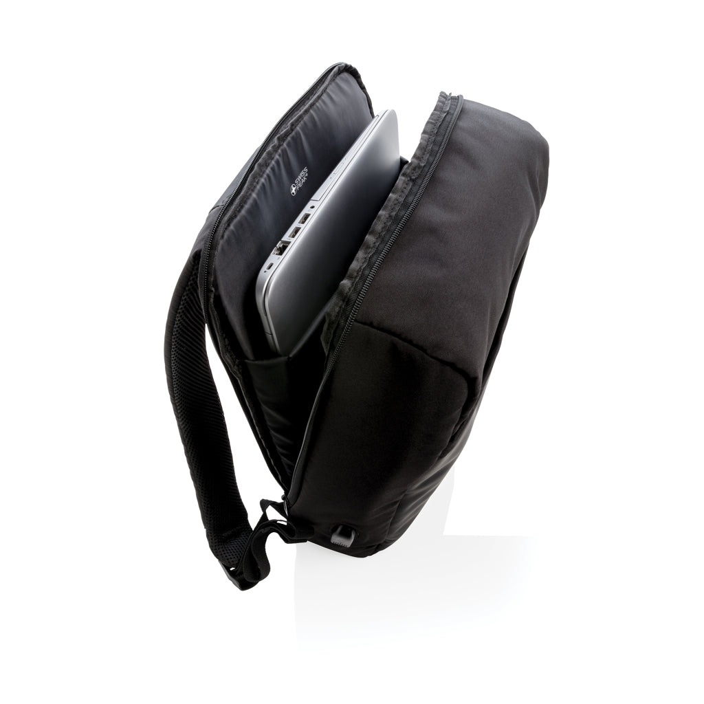 Swiss Peak 15' stöldskyddad RFID & USB-ryggsäck, PVC-fri