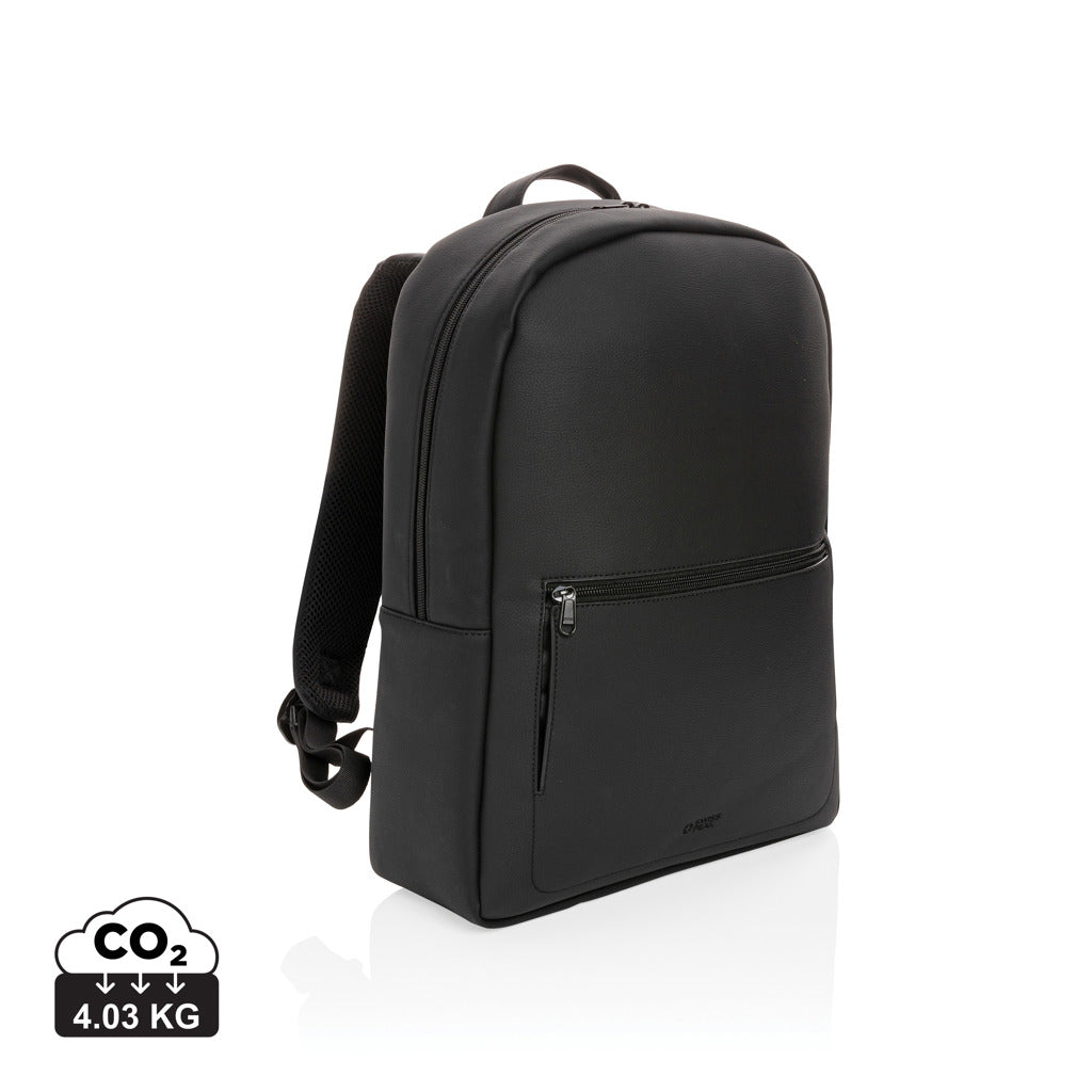 Swiss Peak lyxig laptopryggsäck i PU, PVC-fri