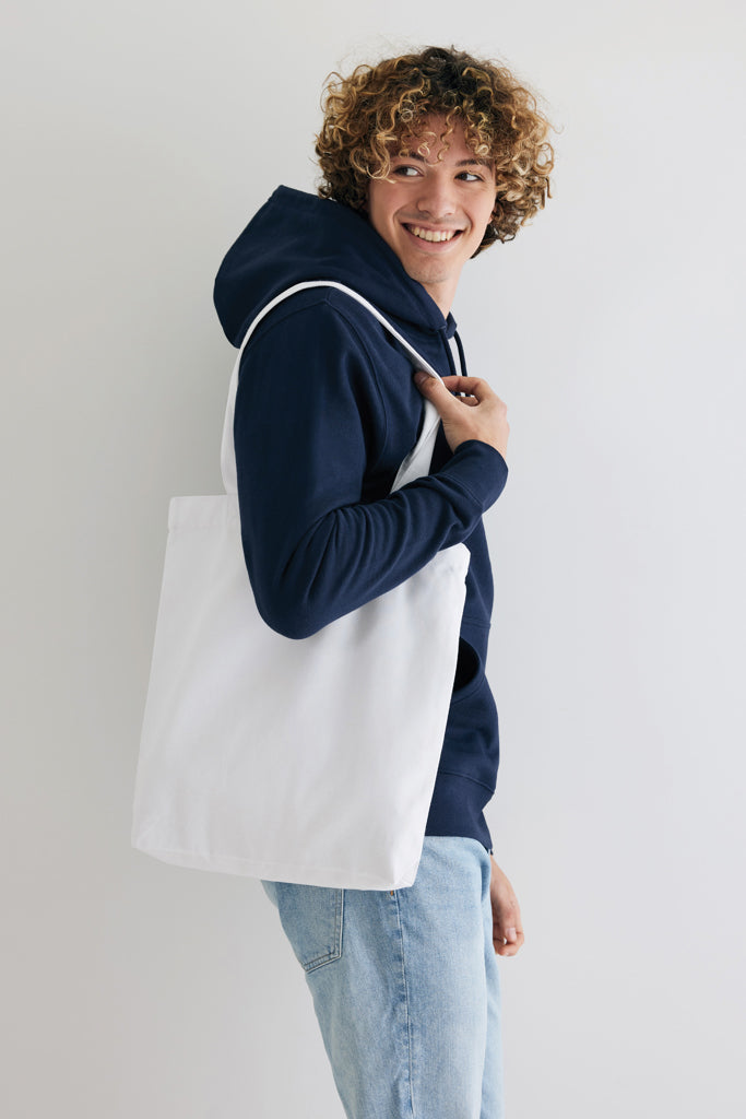 Impact AWARE™ shoppingkasse m. bälg återvunnen bomull 145gsm