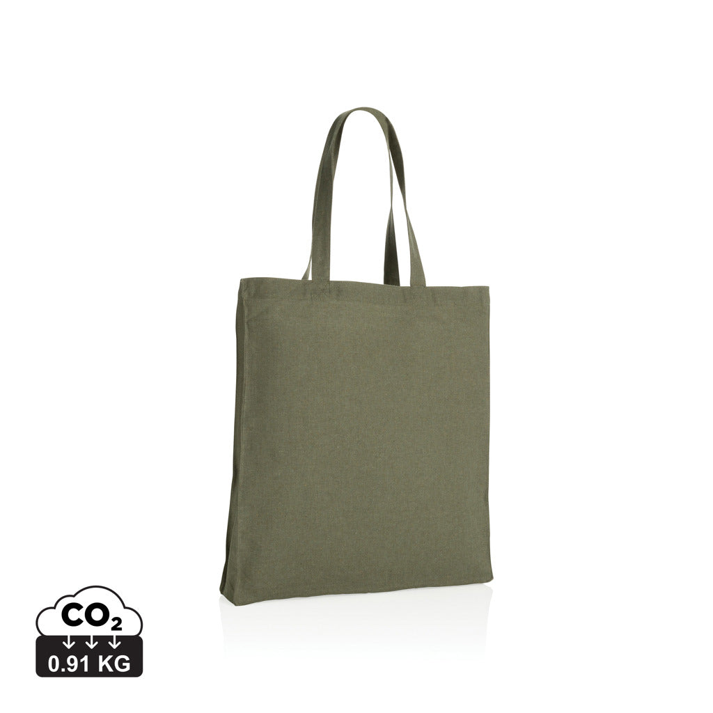 Impact AWARE™ shoppingkasse m. bälg återvunnen bomull 145gsm