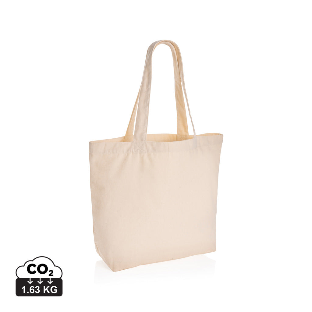Impact Aware™ shoppingkasse m/ficka 240 gsm ofärgad rcanvas