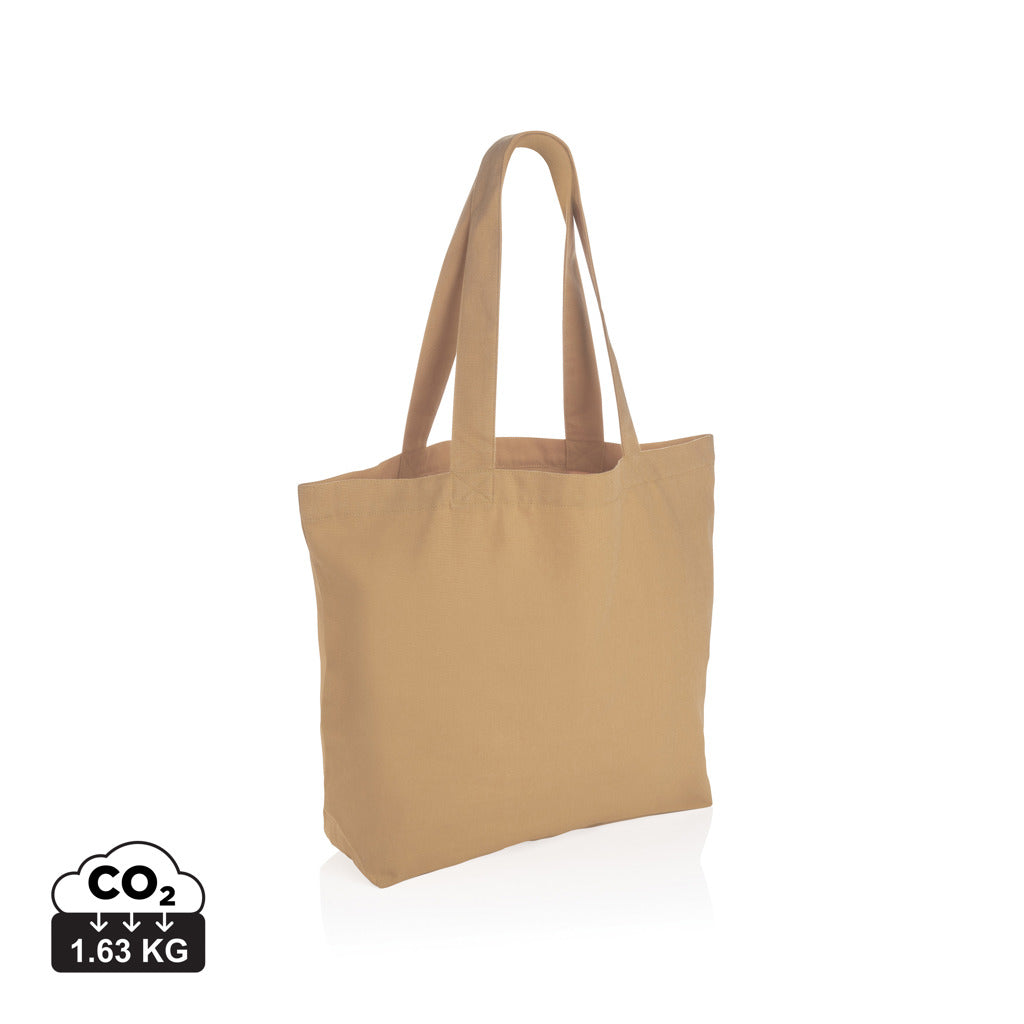 Impact Aware™ shoppingkasse m/ficka 240 gsm ofärgad rcanvas