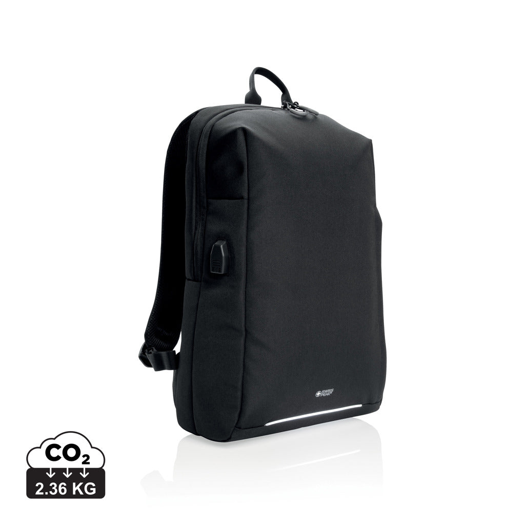 Swiss Peak AWARE™ RFID och USB A laptopryggsäck