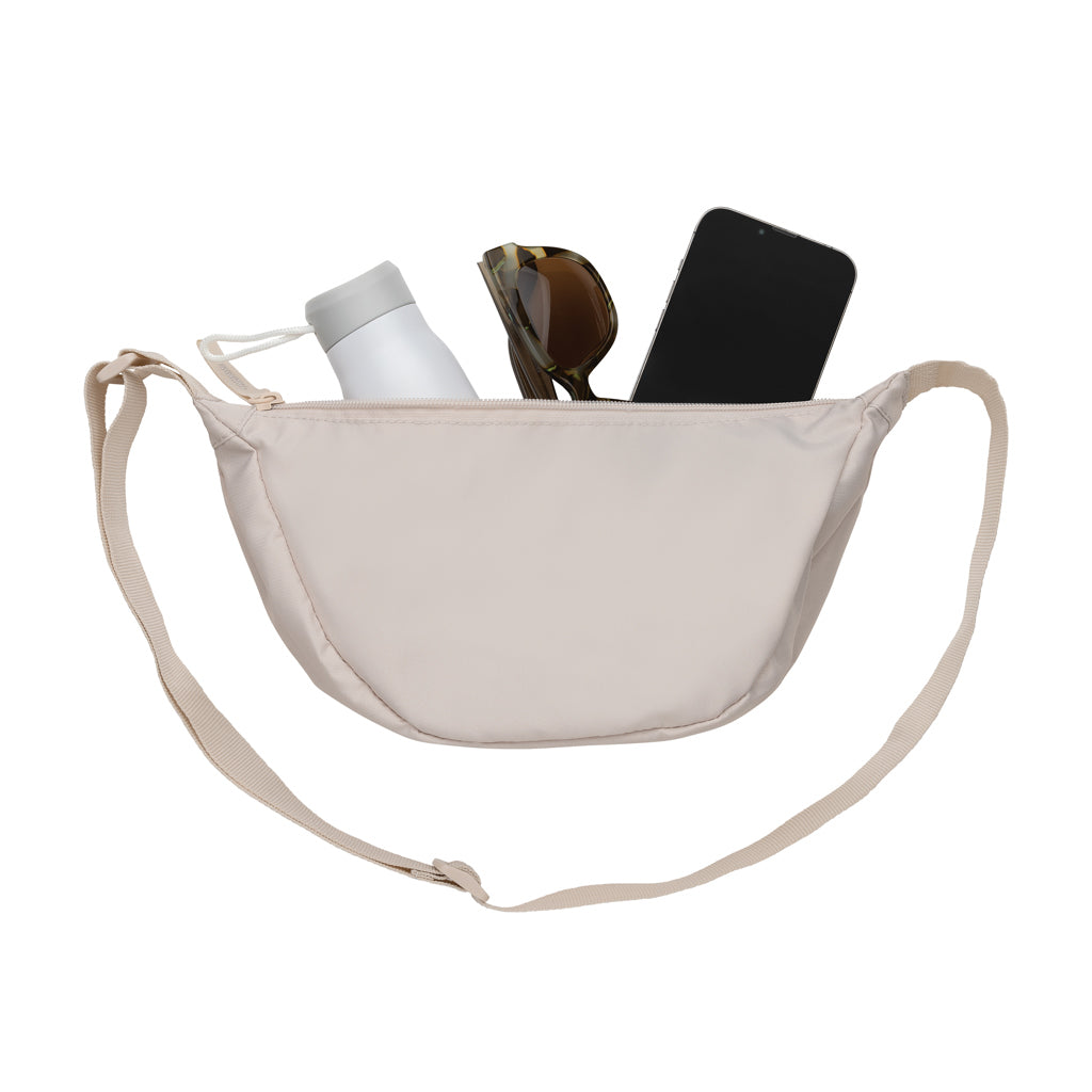 Crescent AWARE™ RPET Halvmåneformad crossbody-väska
