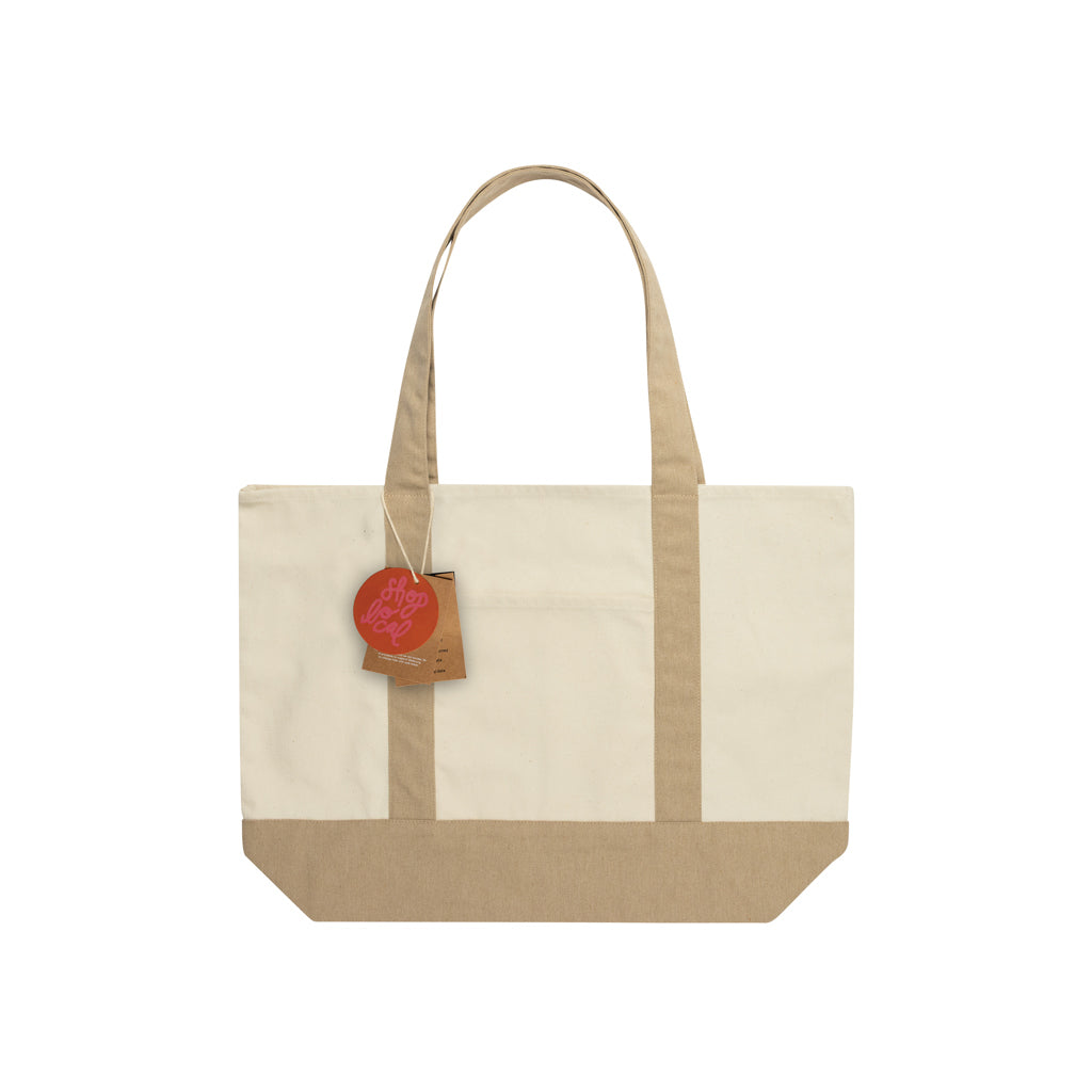 SHOP LOCAL AWARE™ återvunnen bomull 350 gsm Toteväska
