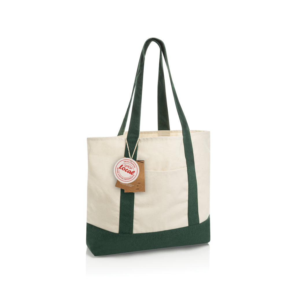 SHOP LOCAL AWARE™ återvunnen bomull 350 gsm Toteväska