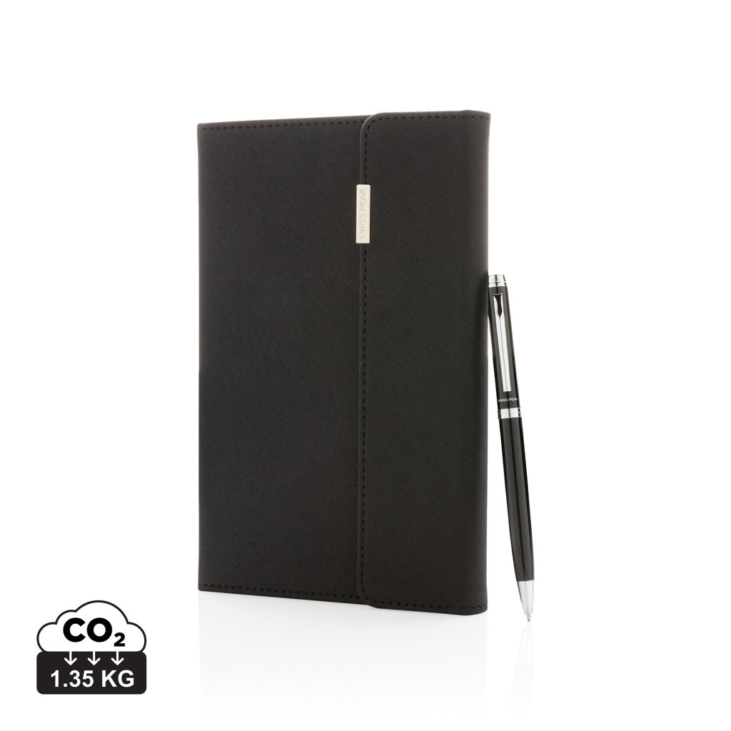 Swiss Peak deluxe A5 anteckningsbok och penna