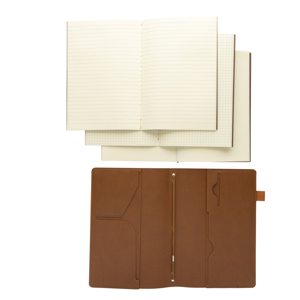 Daily Notes Binder 3-i-1 refill PU anteckningsbok