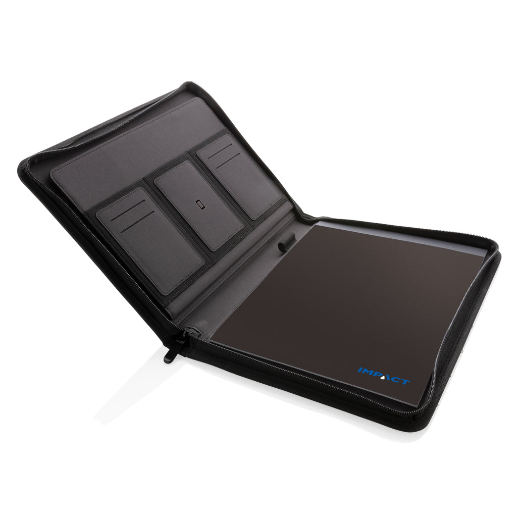 Impact AWARE™ RPET A4 portfolio med dragkedja