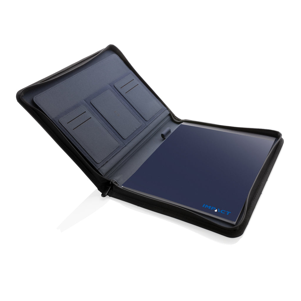 Impact AWARE™ RPET A4 portfolio med dragkedja