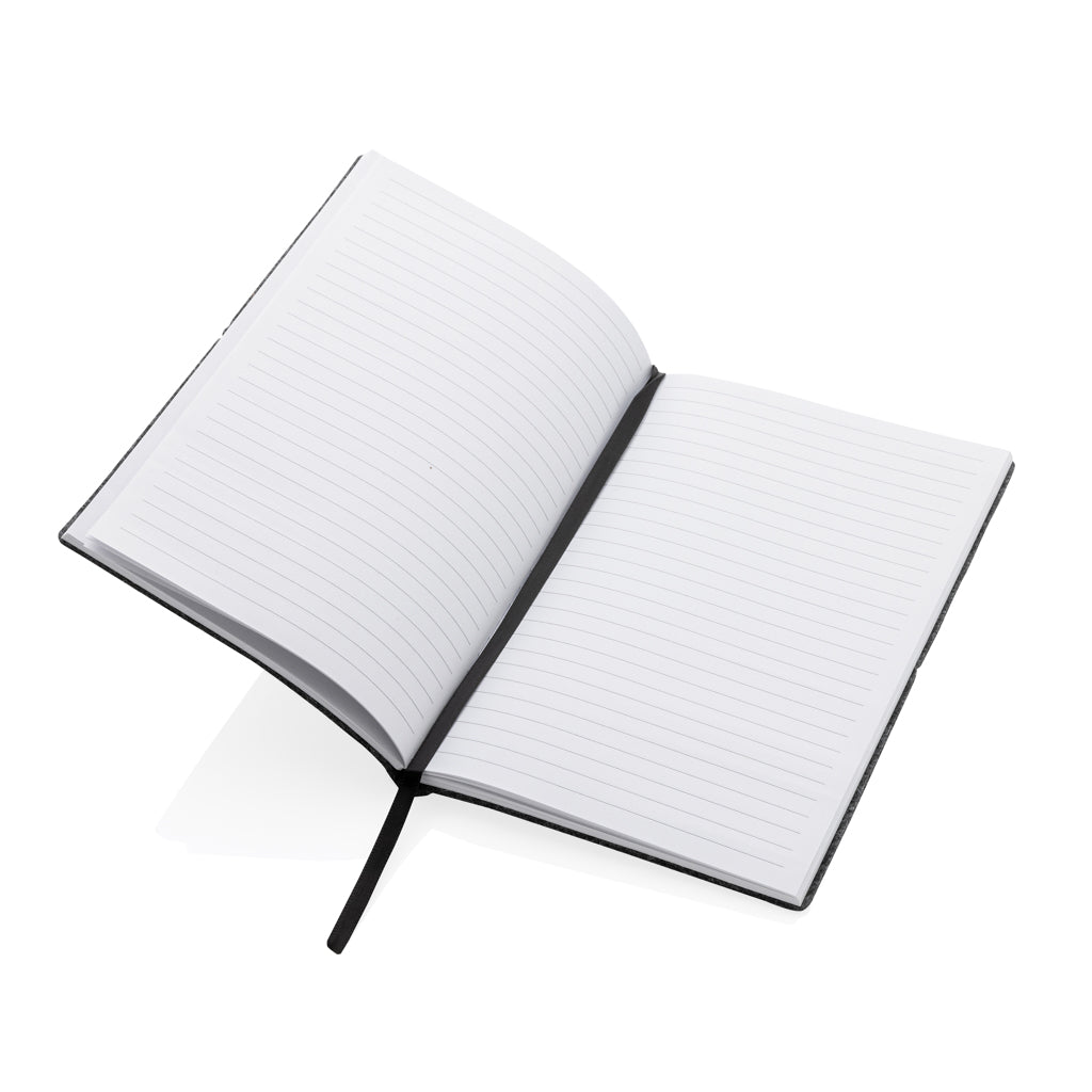 A5 softcover filt anteckningsbok GRS certifierad