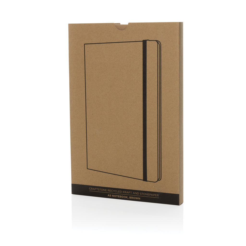 Craftstone A5 kraft och stenpapper anteckningsbok