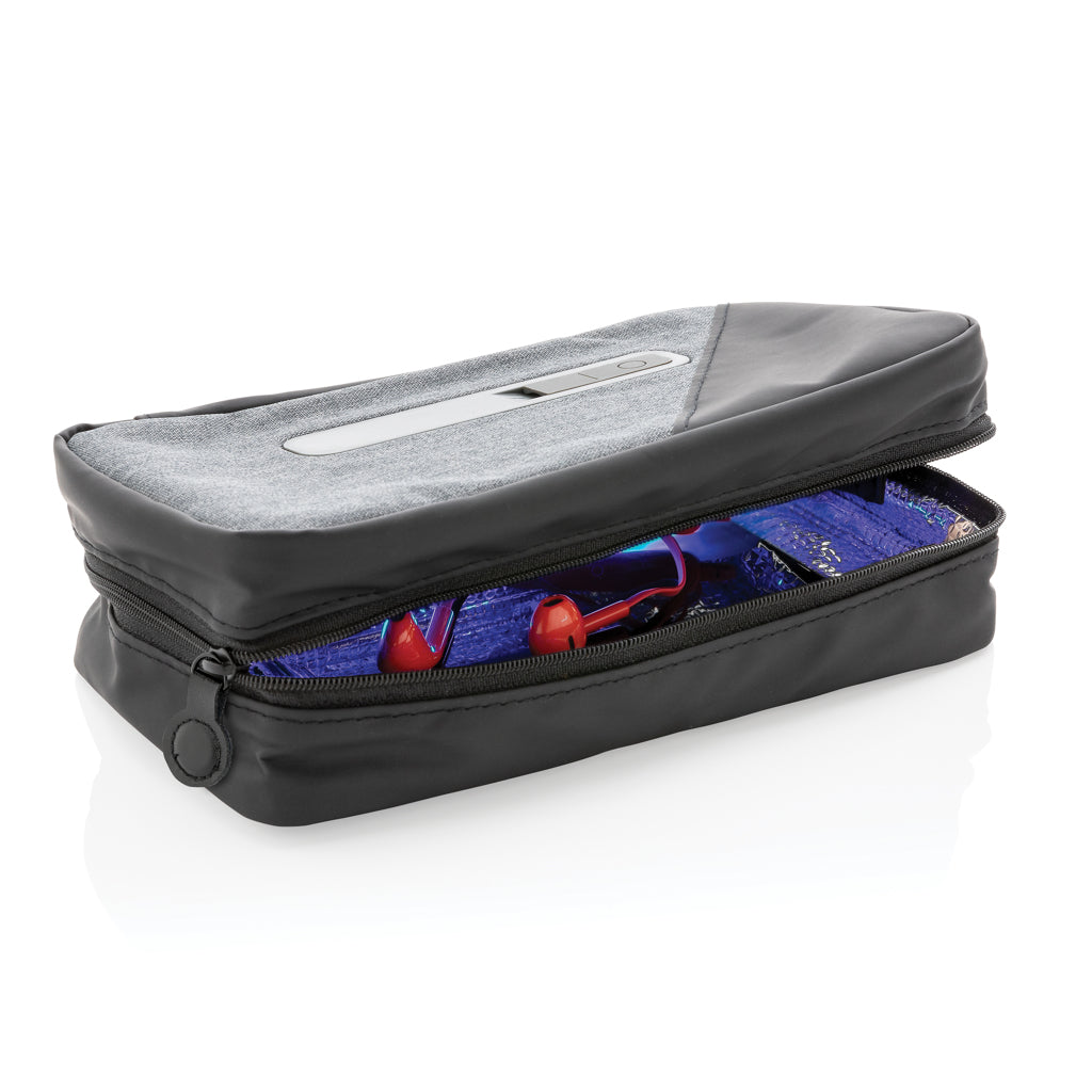 Bärbart UV-C steriliseringsfodral med integrerat batteri