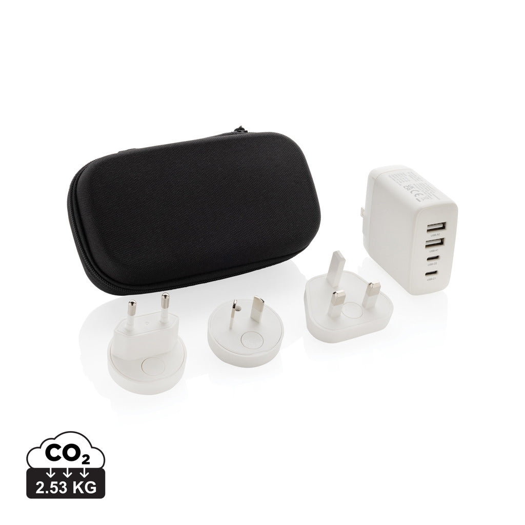 TravelCharge Pro RCS rplastisk reseladdare med USB C