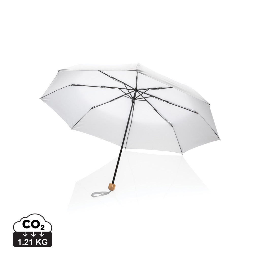 20.5' Impact AWARE™ RPET 190T Pongee paraply  bambu