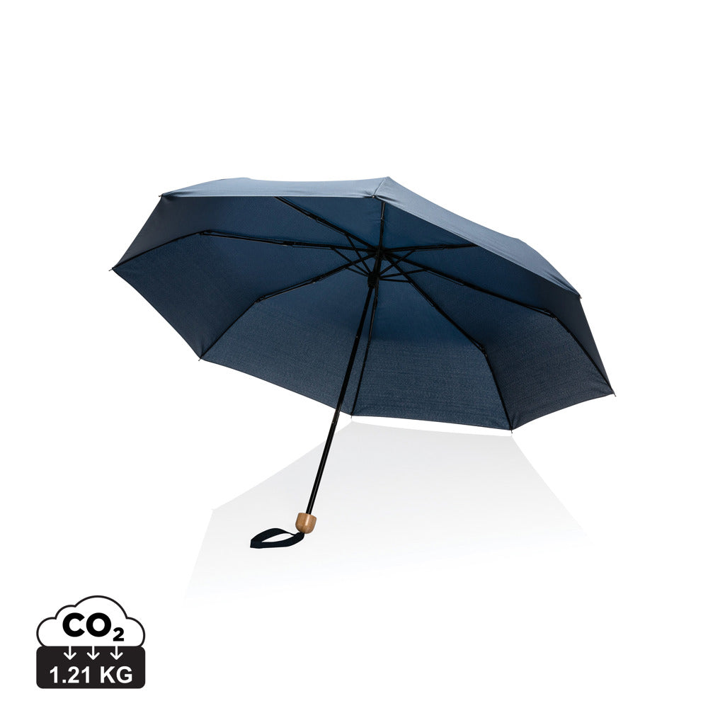 20.5' Impact AWARE™ RPET 190T Pongee paraply  bambu