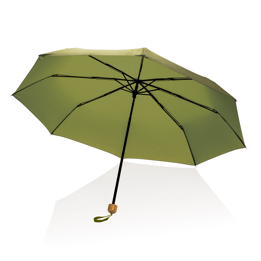20.5' Impact AWARE™ RPET 190T Pongee paraply  bambu
