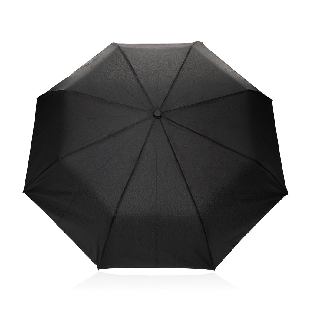 Kaycey 21” AWARE™ RPET Acacia trä mini paraply auto open