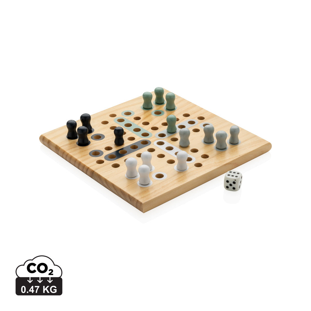 Claire Ludo-spel i trä