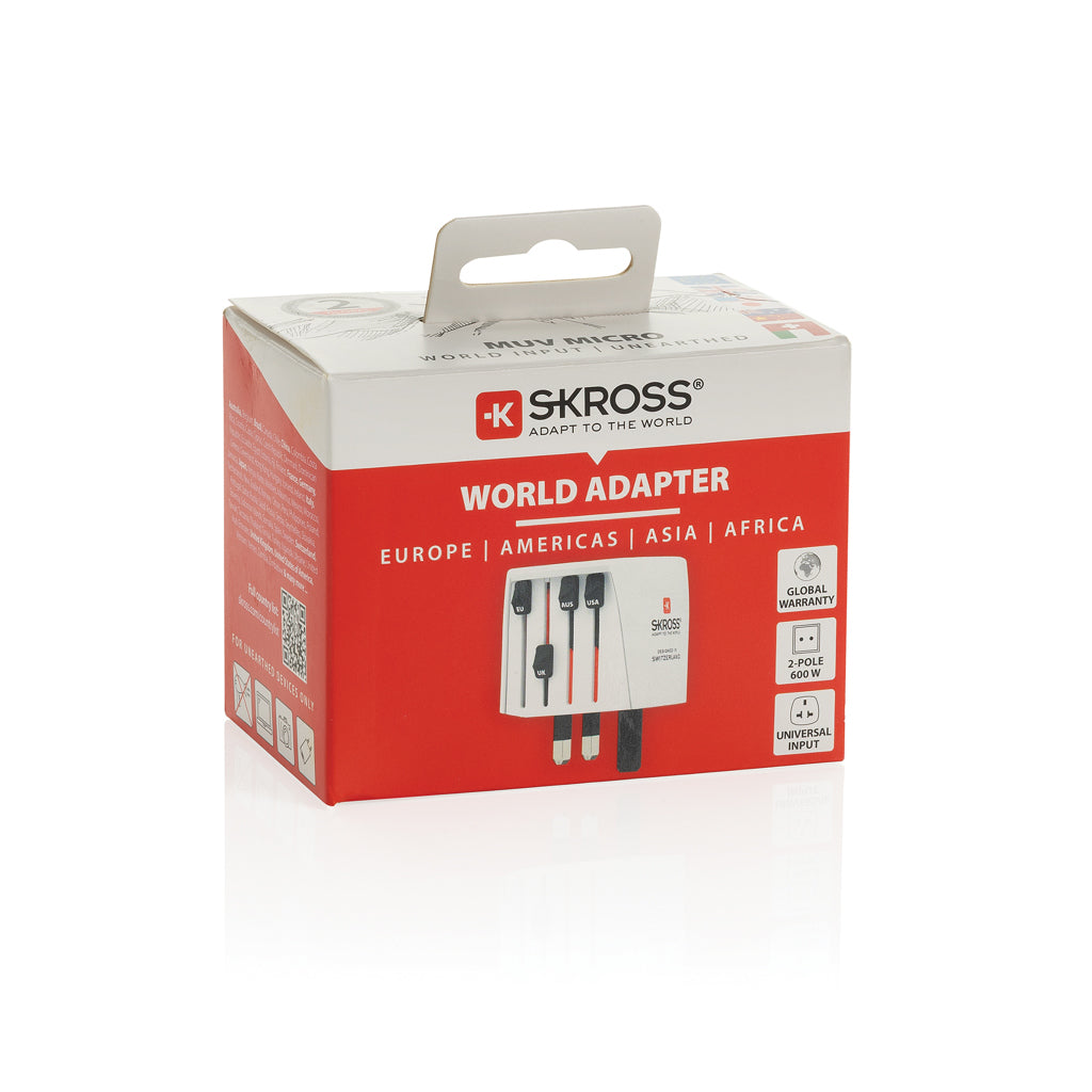 SKROSS världsreseadapter MUV Micro