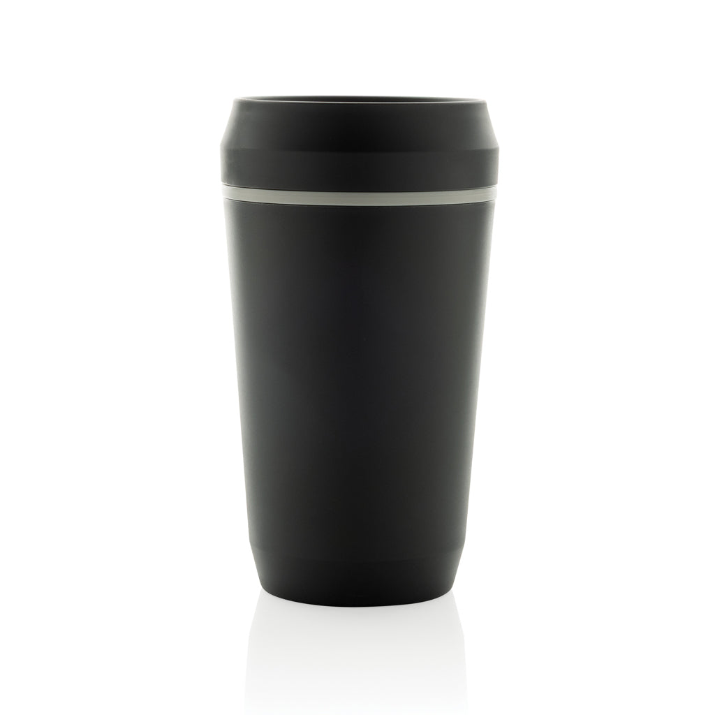 Topl To Go-glas av återvunnen plast Patenterat 360-lock 354
