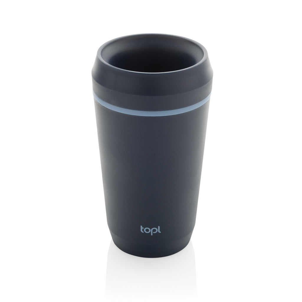 Topl To Go-glas av återvunnen plast Patenterat 360-lock 354