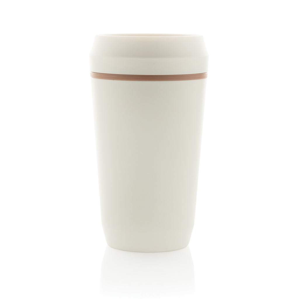 Topl To Go-glas av återvunnen plast Patenterat 360-lock 354
