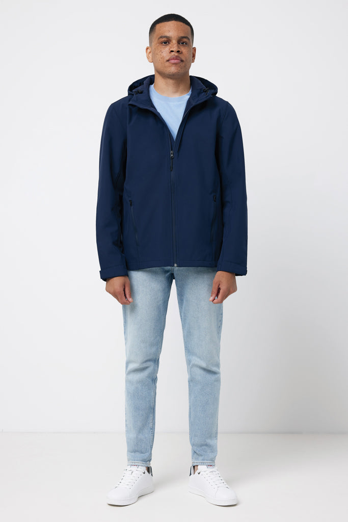 IQONIQ Makalu softshell herrjacka i återvunnen polyester
