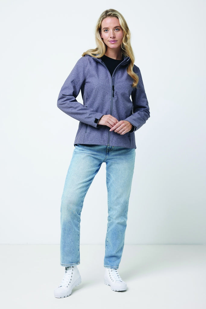 IQONIQ Makalu soft shell damjacka i återvunnen polyester