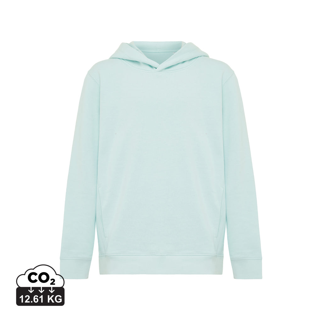 IQONIQ Yengo barnhoodie i återvunnen bomull med sidofickor