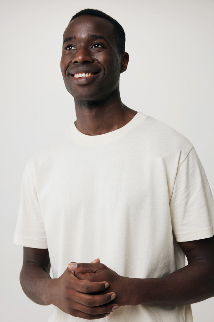 IQONIQ Kakadu relaxed t-shirt i återvunnen bomull