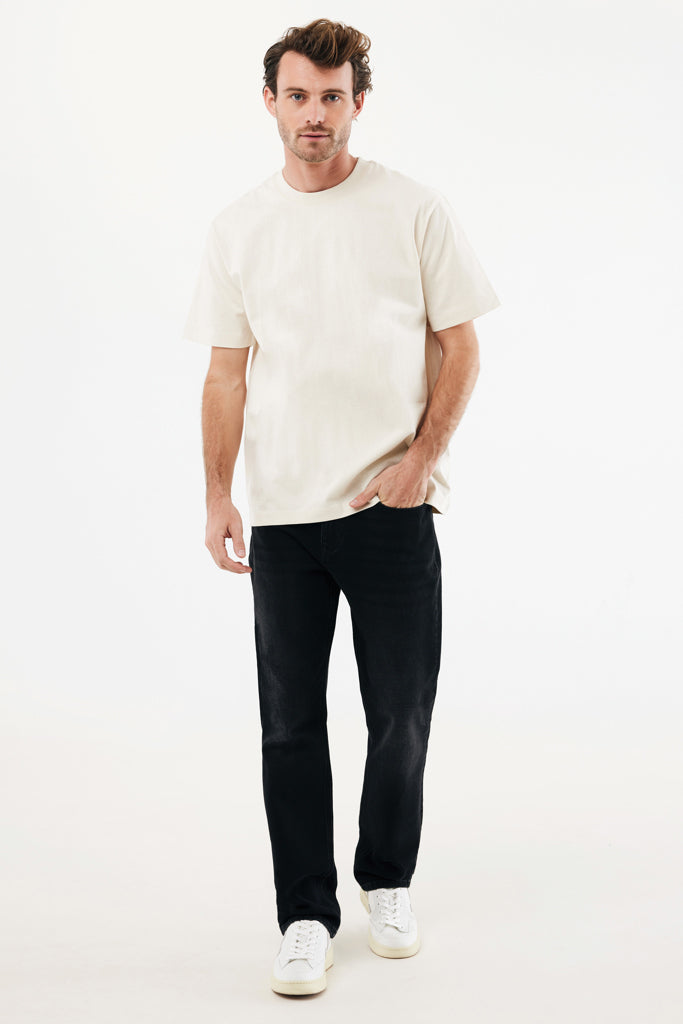 IQONIQ Nikko t-shirt i tung återvunnen bomull