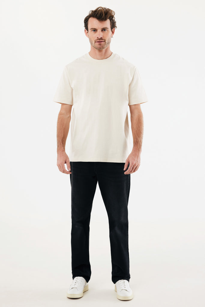 IQONIQ Nikko t-shirt i tung återvunnen bomull