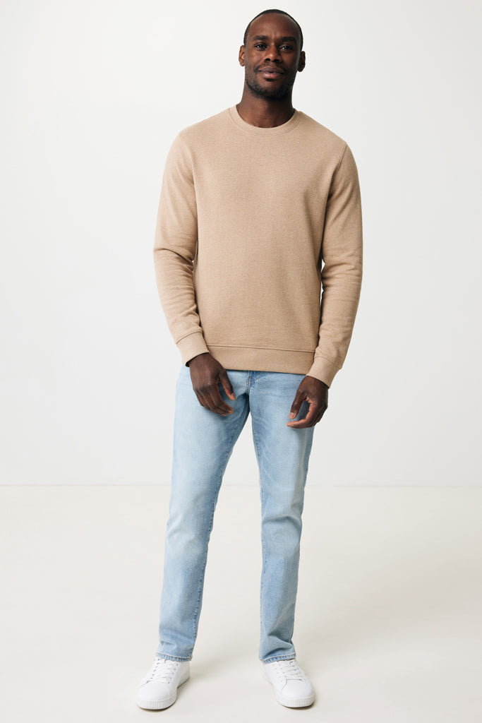 IQONIQ Denali sweatshirt i återvunnen ofärgad bomull