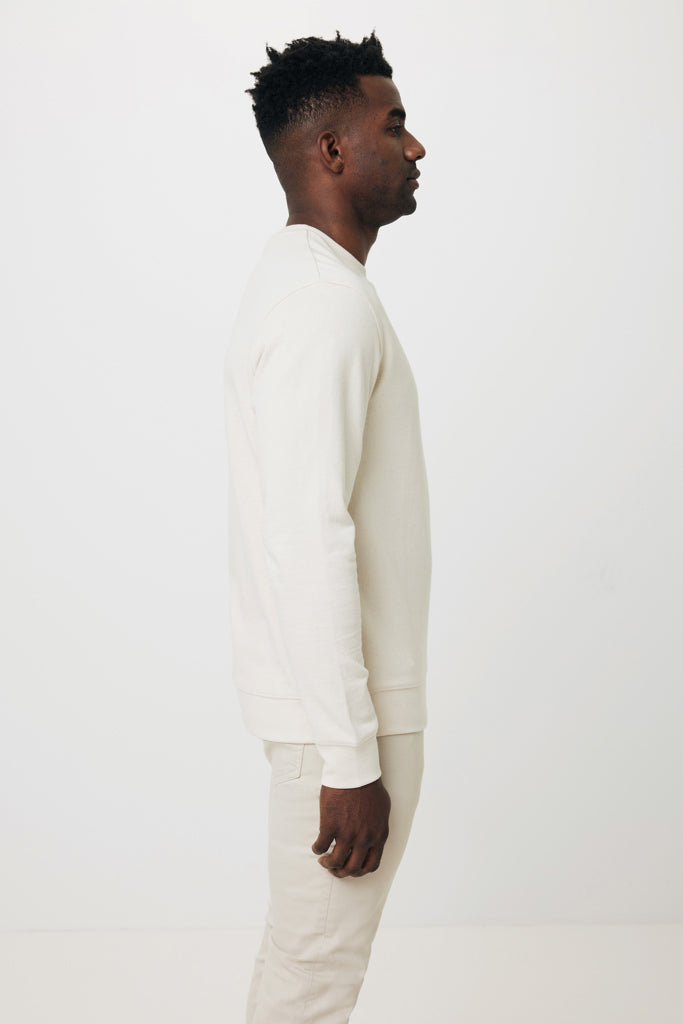 IQONIQ Denali sweatshirt i återvunnen ofärgad bomull